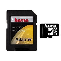 Hama microSDHC 8GB Class 2 & adapter (00091009)
